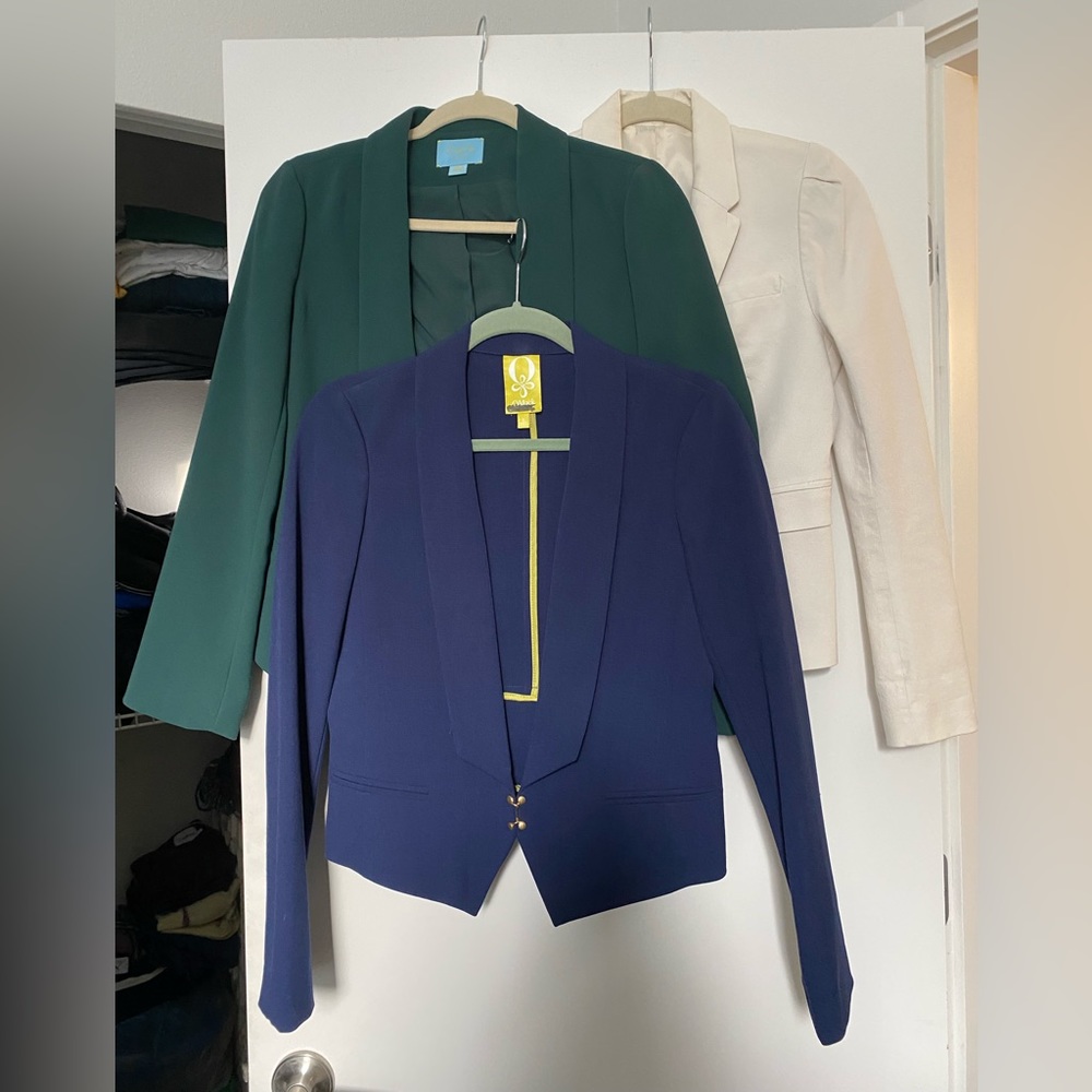 Three Spring women’s suit jackets/ blazers size XS-S or US 0-2